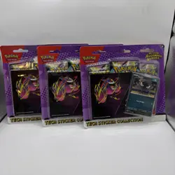 Pokemon Mega Evolution Ascended Heroes Tech Sticker Pack Lot of 3 Gastly - Image 1