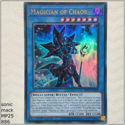 Magician of Chaos - MP25-EN266 - Ultra Rare 1st Edition Yugioh - Image 1