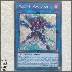 P roxy F Magician - BLTR-EN094 -Secret Rare 1st Edition Yugioh - Image 1