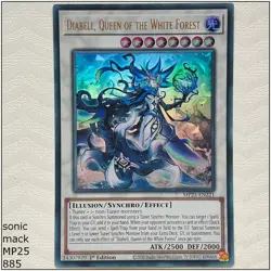 Diabell, Queen of the White Forest - MP25-EN221 - Ultra Rare 1st Edition Yugioh - Image 1