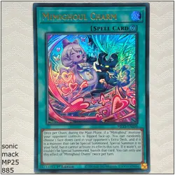 Mimighoul Charm - MP25-EN260 - Ultra Rare 1st Edition Yugioh - Image 1