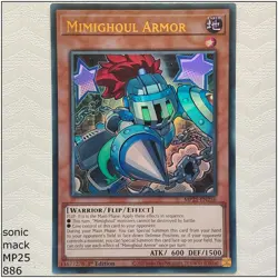 Mimighoul Armor - MP25-EN256 - Ultra Rare 1st Edition Yugioh - Image 1