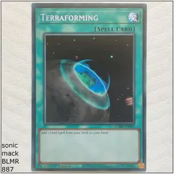 Terraforming - BLMR-EN087 - Secret Rare 1st Edition Yugioh - Image 1