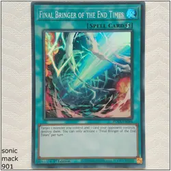 Final Bringer of the End Times - ROTA-EN064 - Super Rare 1st Edition Yugioh - Image 1