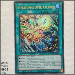 Firestorms Over Atlantis - MP25-EN255 - Ultra Rare 1st Edition Yugioh - Image 1