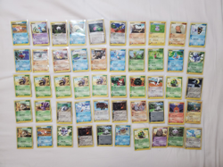 Non-Holo Pokemon Ereaders 50 Card Lot with some Rares and Starters - Image 1