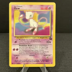 Mew 8 WOTC Black Star Promo Viintage Pokemon TCG Card - Image 1