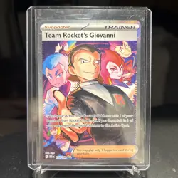 Pokemon Cards Team Rocket's Giovanni 238/182 Destined Rivals NM - Image 1