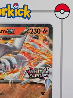 Reshiram ex Stamped 020/086 | White Flare | WHT | Pokemon Card | NM - Image 4