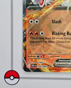 Reshiram ex Stamped 020/086 | White Flare | WHT | Pokemon Card | NM - Image 5
