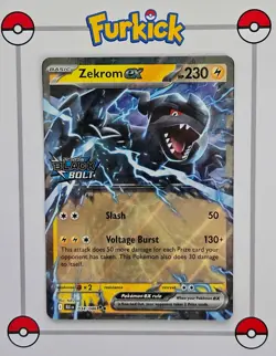 Zekrom ex Stamped 034/086 | Black Bolt | BLK | Pokemon Card | NM - Image 1