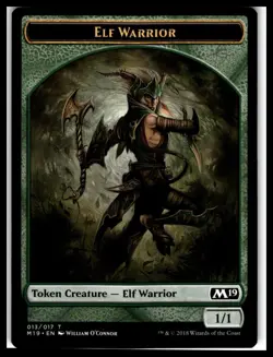 Shadowmoor #5 Elf Warrior Token (5) - Image 1