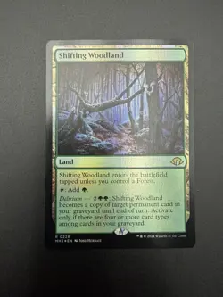 MTG; Shifting Woodland; FOIL; Modern Horizons 3; NM unplayed - Image 2