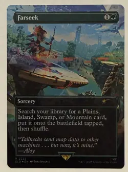 Farseek Borderless Rainbow Foil - Secret Lair MTG - Image 1