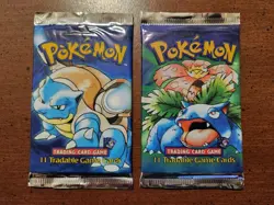🔥1999 Pokemon Base Set Booster Packs Venusaur Blastoise Potential Shadowless🔥 - Image 1