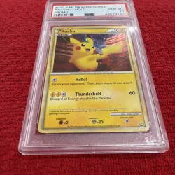 Pokemon Pikachu World Collection 2010 Holo Promo PSA 10 - Image 3
