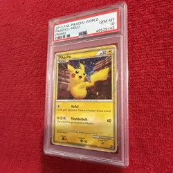 Pokemon Pikachu World Collection 2010 Holo Promo PSA 10 - Image 5
