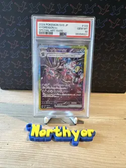 PSA 10 Hydreigon ex SAR 133/106 Pokemon Japanese SV8 Super Electric Breaker 2024 - Image 1