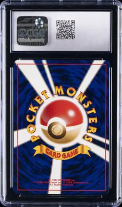 1996 POKEMON JPN BASE SET HOLO MEWTWO CGC 9 - Image 2