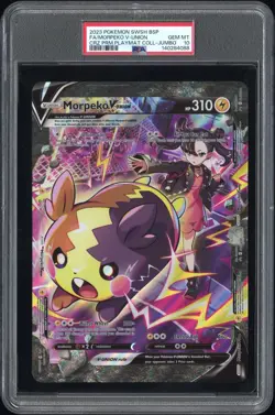 PSA 10 2023 Morpeko V-Union CRZ Pokemon SWSH -Jumbo - Image 1