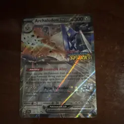 Pokemon Archaludon EX SV08 Surging Sparks Holo HP300 Power220 Metal Double Rare - Image 1
