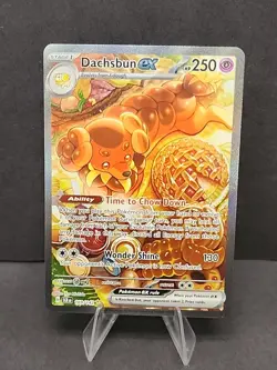 2024 Pokemon Scarlet & Violet Stellar Crown Dachsbun ex #169/142 - Image 1