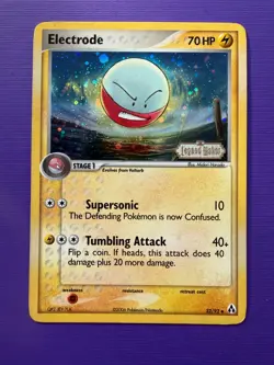 🔥 2006 Pokemon EX Legend Maker Electrode 32/92 Stamped Reverse Holo LP Raw 🔥 - Image 1