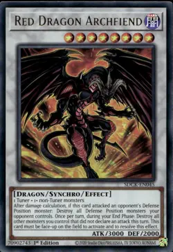 Red Dragon Archfiend 1st Ultra Rare SDCK-EN045 Yu-Gi-Oh! - Image 1