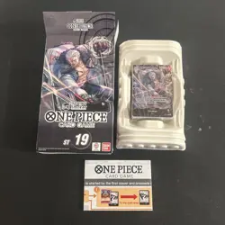 One Piece Tcg Black Smoker Starter Deck (ST-19) Open Box No PRB Pack Included! - Image 5