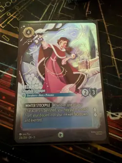 Disney Lorcana Winterspell Belle Snowfield Strategist 236/204 Enchanted Rare - Image 1