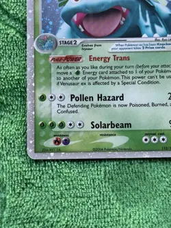 NM Pokemon TCG Venusaur EX Holo Rare Card 112/112 2004 EX FireRed LeafGreen - Image 2