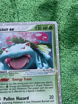 NM Pokemon TCG Venusaur EX Holo Rare Card 112/112 2004 EX FireRed LeafGreen - Image 5