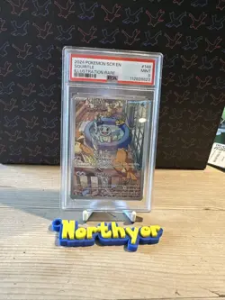Pokemon Card - Squirtle Stellar Crown Illustration Rare 148/142 - PSA 9 - Image 1