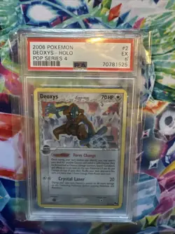 2006 POKEMON POP SERIES 4 #2 DEOXYS-HOLO POP SERIES 4 PSA 5 EX Rare Card - Image 1