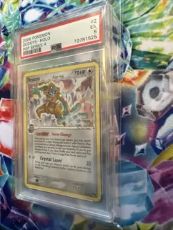 2006 POKEMON POP SERIES 4 #2 DEOXYS-HOLO POP SERIES 4 PSA 5 EX Rare Card - Image 2