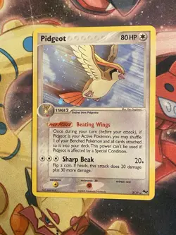 Pokemon TCG Pidgeot Holo 2/17 Pop Series 2 Promos 2005 Promo LP Card - Image 1