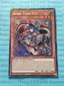 PHRE-EN034 Kewl Tune Cue Collector's Rare Yu-Gi-Oh Card 1st Edition New - Image 1