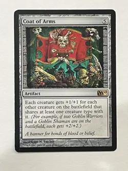 Magic: The Gathering Artifact Coat of Arms Rare Regular Card - Image 1