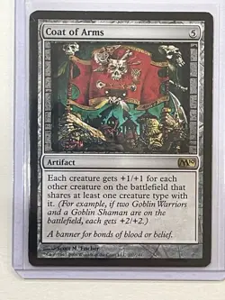 Magic: The Gathering Artifact Coat of Arms Rare Regular Card - Image 3