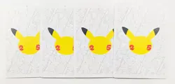 ETB Dividers Celebrations Pikachu (Set Of 4) Pokemon TCG - Image 1