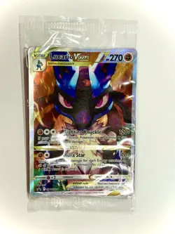 Lucario VStar Promo SWSH291 Crown Zenith Pokemon Card Mint Sealed - Image 1