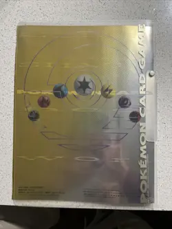 Japanese Pokemon Card NEO GENESIS Premium File FOLDER BINDER Gold Silver - Image 4