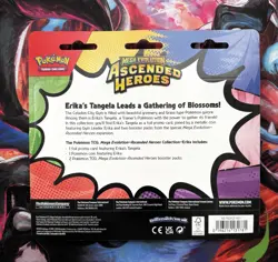 Pokemon Mega Evolution Ascended Heroes Booster Packs Erika Tangela Promo 2 Pack - Image 2