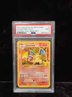 2021 Pokemon Celebrations Charizard #4 HOLO Classic Collection - PSA 9 - Image 1