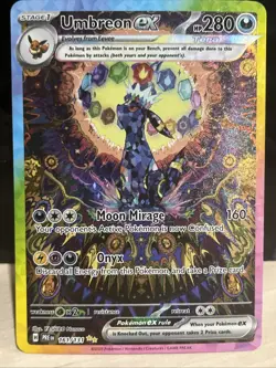 Umbreon ex 161/131 Special Illustration Rare Prismatic Evolutions Pokemon - Image 1
