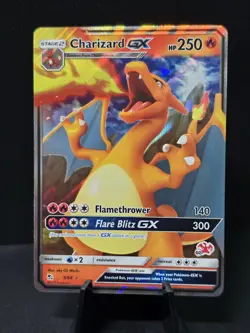 Pokemon Charizard GX Battle Academy Stamped 60 9/68 Hidden Fates Near Mint - Image 1