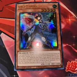 Yu-Gi-Oh! K9-17 Izuna #JUSH-EN031 Ultra Rare 1st Edition (NM) - Image 1