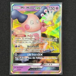 Mr. Mime GX - 67/181 - Ultra Rare Holo - Team Up - Pokemon Card - NM/M - Image 2