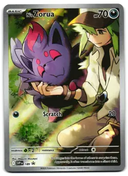 N's Zorua 189 - Scarlet & Violet Promo Pokemon TCG - LP Card - Image 1