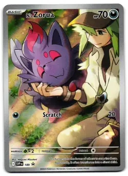 N's Zorua 189 - Scarlet & Violet Promo Pokemon TCG - LP Card - Image 1
